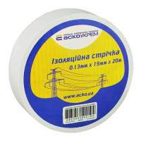 Стрічка ізоляційна 0,13мм*19мм/15м біла
