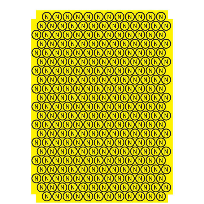 Наліпки "Знак "нейтраль""