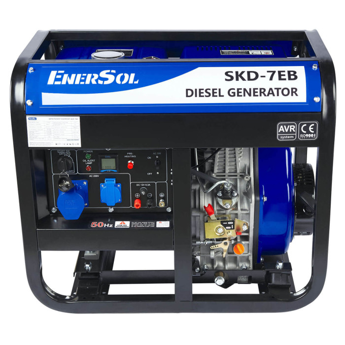 Генератор дизельний 6,5кВт EnerSol SKD-7EB