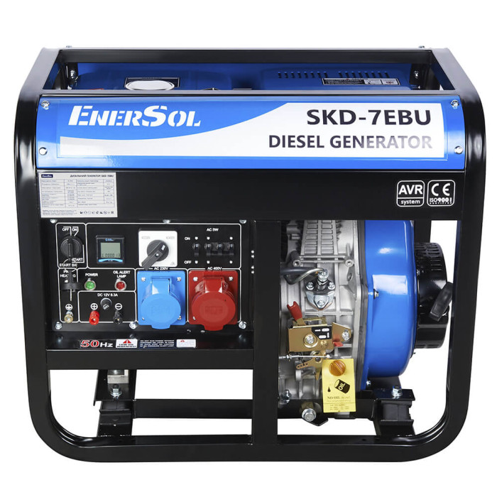 Генератор дизельний 6,5кВт  EnerSol SKD-7EBU