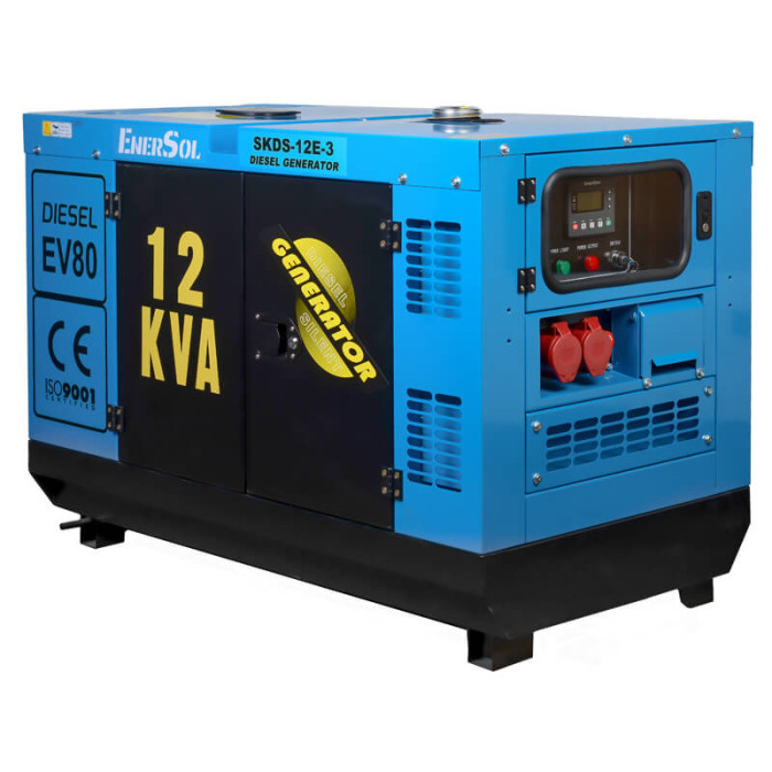 Генератор дизельний EnerSol 12кВт l SKDS-12E-3B