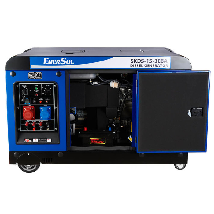 Генератор дизельний EnerSol 13кВт SKDS-15-3EBA