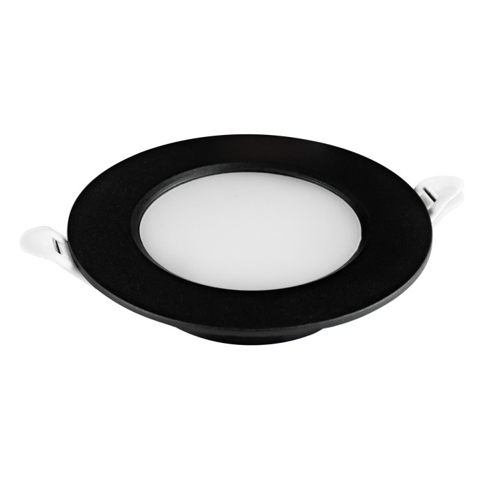 Світлодіодний світильник вбудований LED AURA-5 5W 4200K чорний