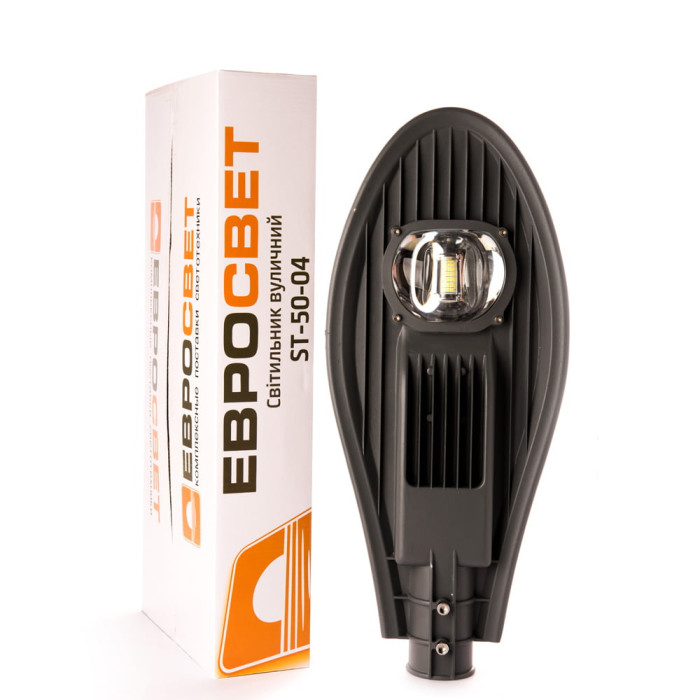 Світильник світлодіодний консольний ЕВРОСВЕТ 50Вт 6400К ST-50-04  4500Лм IP65 SMD