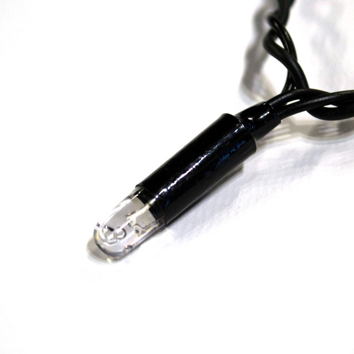 Гірлянда вулична STARLIGHT лінійна білий 100LED IP44 чорний 5м
