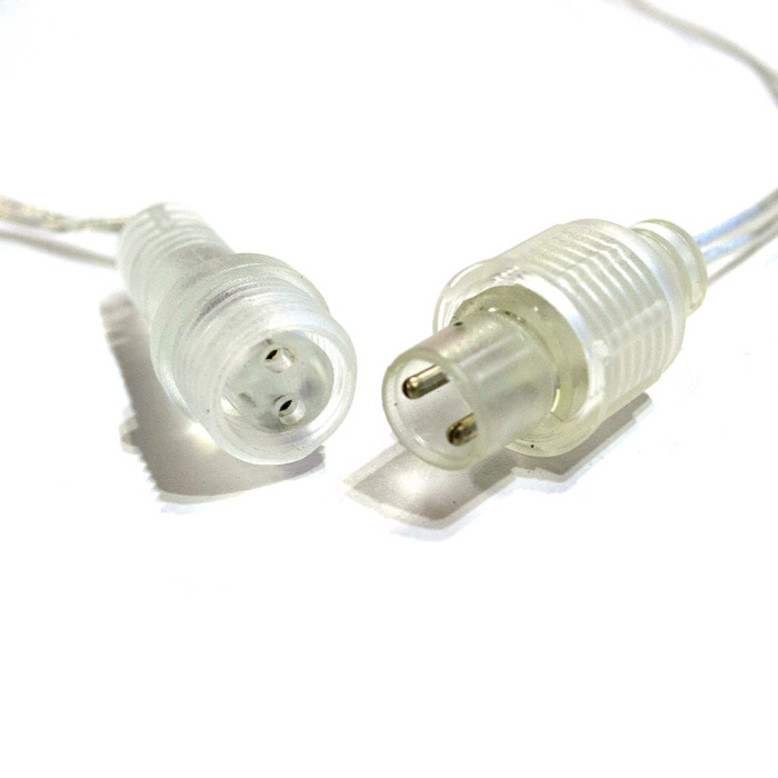 Гірлянда вулична STARLIGHT бахрома білий/жовтий Flash 75LED IP44 прозорий 2x0,7м