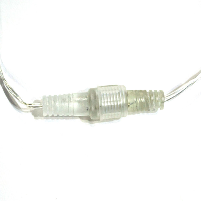 Гірлянда вулична STARLIGHT бахрома білий/жовтий Flash 75LED IP44 прозорий 2x0,7м