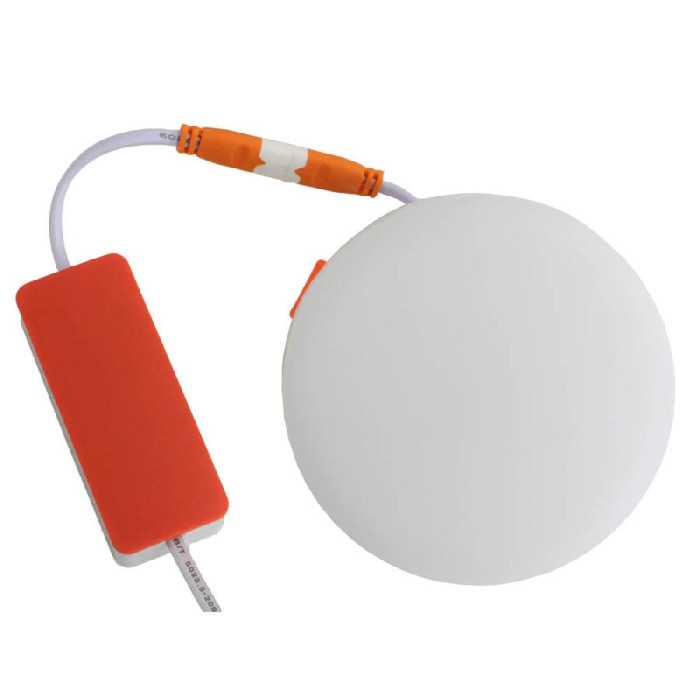Світильник точковий врізний Євросвітло 9Вт коло LED-R-100-9 4200К без рамки