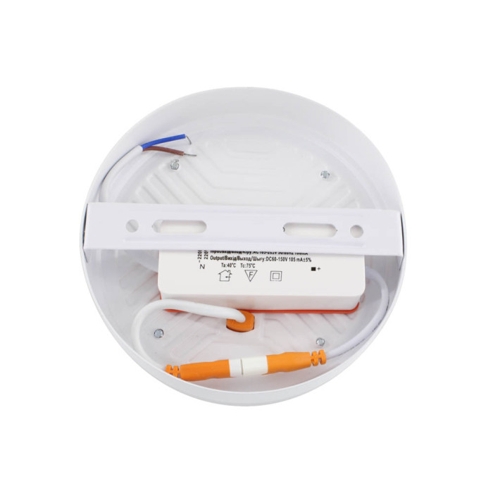 Світильник точковий накладний Євросвітло 18Вт коло LED-SR-120-18 4200К без рамки
