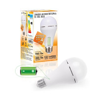 Лампа акумуляторна Е27 LED SL-EBL-803 АС9W DC3W 6400К