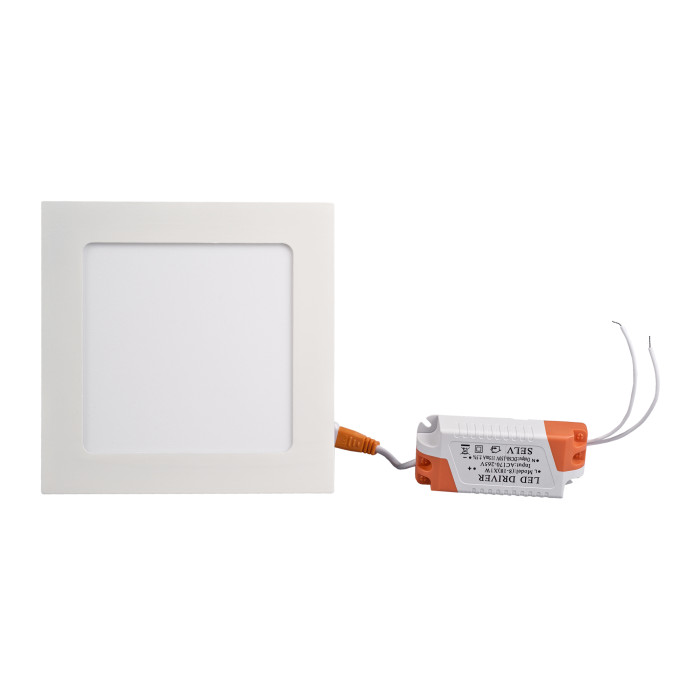 Світильник точковий врізний Євросвітло 9Вт квадрат LED-S-150-9 6400К