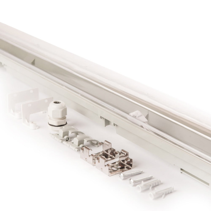 Світильник промисловий ЕВРОСВЕТ 1*1200мм під лампу Т8 LED-SH-20 IP65 Slim