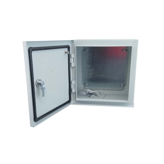 Корпус метал. ЩМП-300х300х200 IP66 PRO з монтажною панеллю TNSy