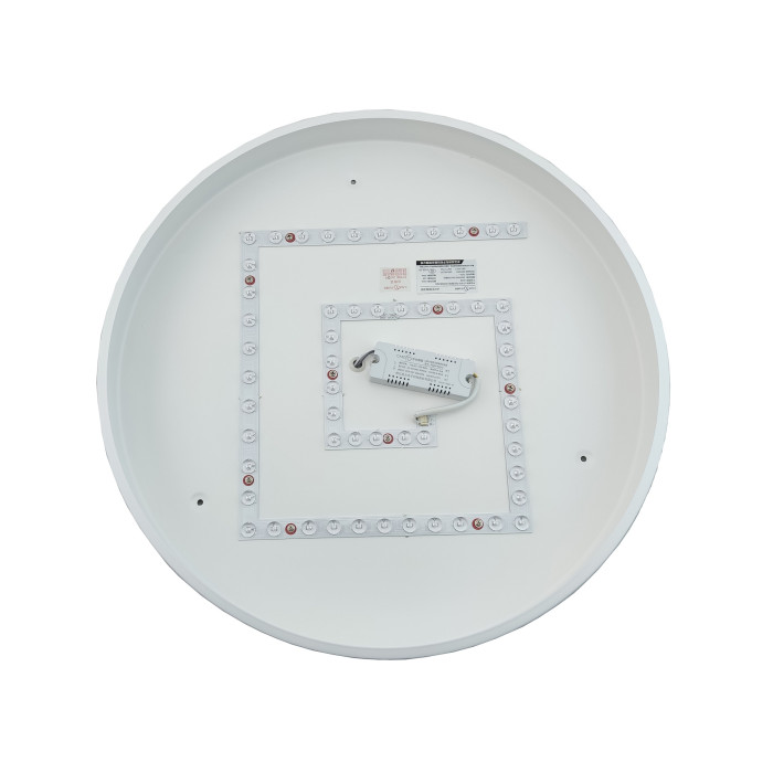 Світильник LED-PANEL-Round-D500-50-3000K/4000K/6500K-38W-220V -3800L XG-07-036 white TNSy