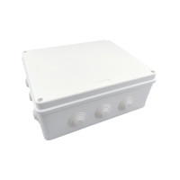 Розподільча коробка 300*250*120 IP65 PP RAL9016 TNSy