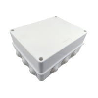 Розподільча коробка 255*200*120 IP65 PP RAL9016 TNSy
