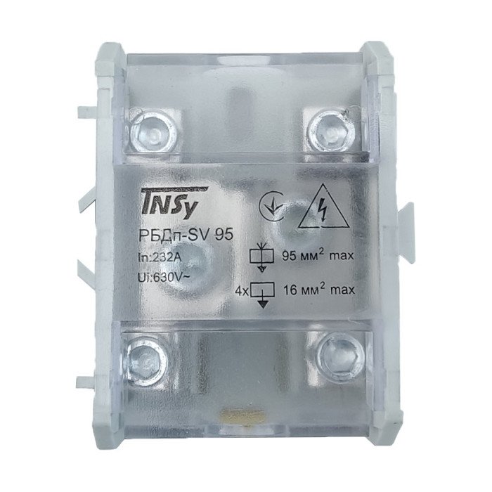 Розподільчий блок  на DIN-рейку РБДп-SV95 232/100А TNSy