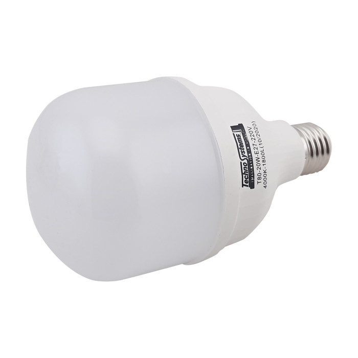 Лампа світлодіодна LED Bulb-T80-20W-E27-220V-4000K-2100L GOLDEN TNSy