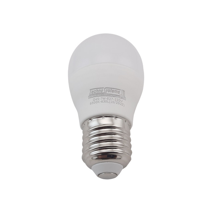 Лампа світлодіодна LED Bulb-G45-7W-E27-220V-6500K-740L GOLDEN TNSy