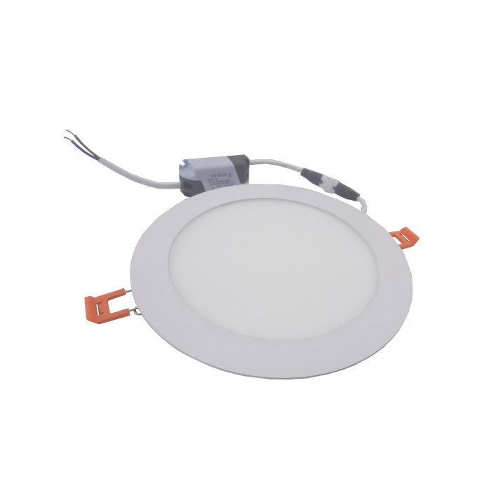Світильник врізний LED Round Downlight 12W-220V-850L-4000K Alum TNSy