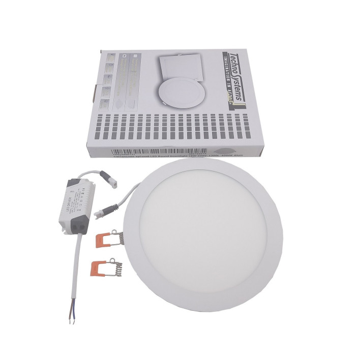 Светильник врезной LED Round Downlight 18W-220V-1300L-4000K Alum TNSy