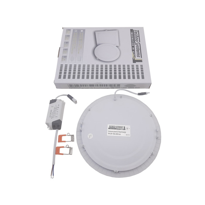 Светильник врезной LED Round Downlight 18W-220V-1300L-4000K Alum TNSy