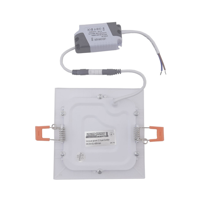 Світильник врізний LED Square Downlight 6W-220V-420L-4000K Alum TNSy