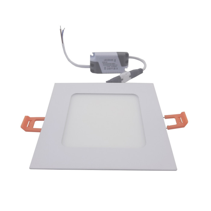 Світильник врізний LED Square Downlight 6W-220V-420L-4000K Alum TNSy