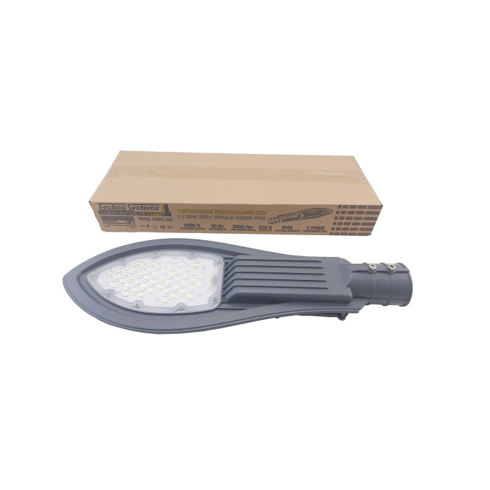 Світильник консольний LED LJ 30W 220V 3000Lm 6500K IP65 TNSy
