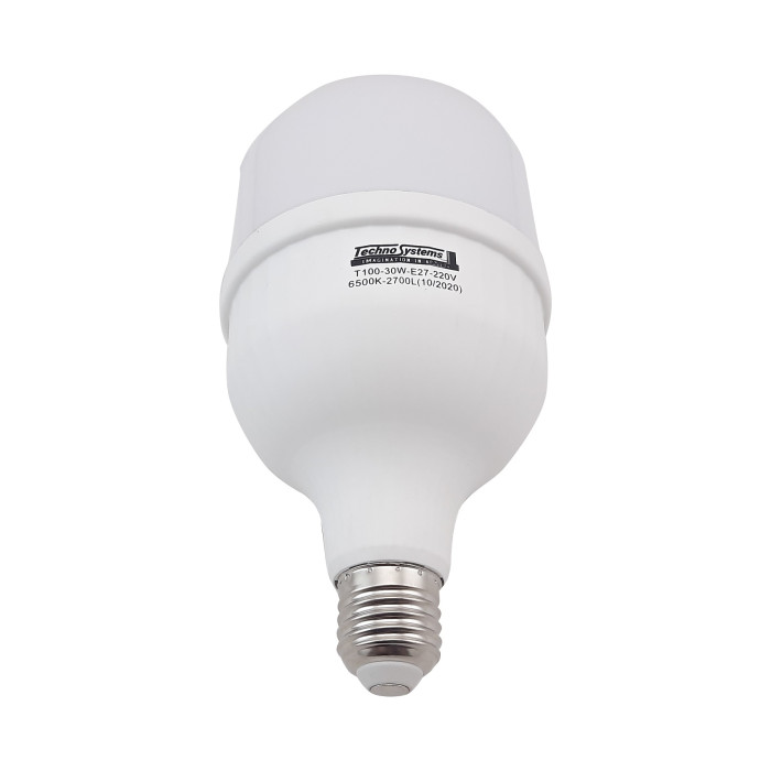 Лампа світлодіодна LED Bulb-T100-30W-E27-220V-6500K-3150L GOLDEN TNSy