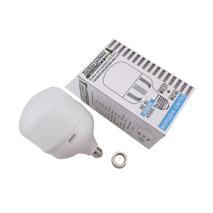 Лампа світлодіодна LED Bulb-T140-50W-E27-E40-220V-6500K-5250L GOLDEN TNSy