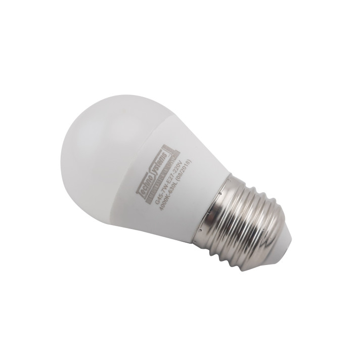 Лампа світлодіодна LED Bulb-G45-7W-E27-220V-4000K-740L GOLDEN TNSy
